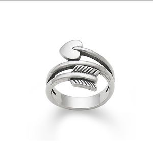 James Avery Arrow and Hearts Ring size 6.5